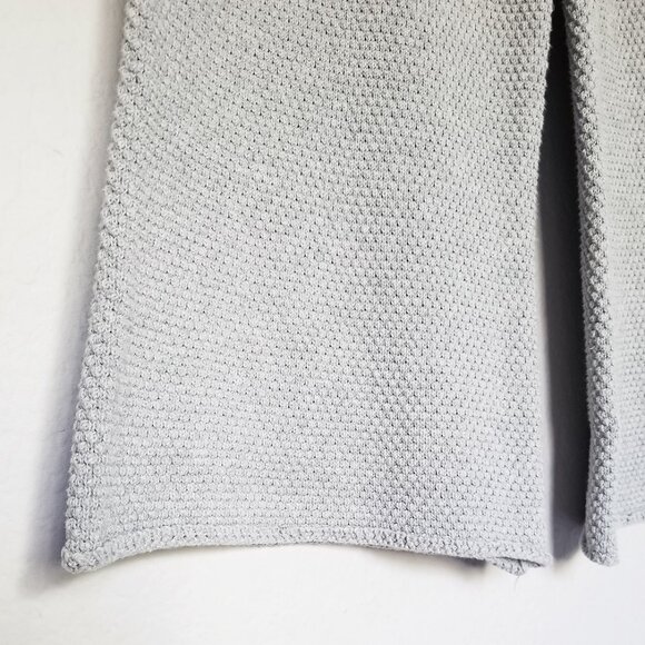 Free People Beach Hailee Knit High Rise Cropped Wide Leg Pants Light Gray Size L - Picture 12 of 15